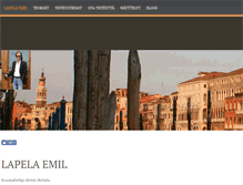 Tablet Screenshot of emillapela.com